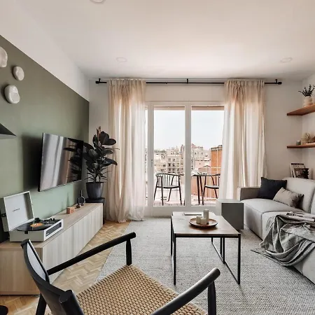 Itza - 3 Bedrooms And Office And Terrace In Gracia Apartmán